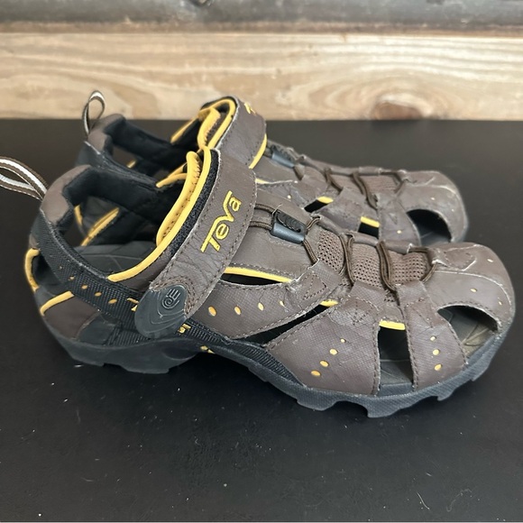 Teva Mens Forebay Brown Fisherman Outdoor Hiking Water Active Sandals Size 9 - Picture 4 of 9